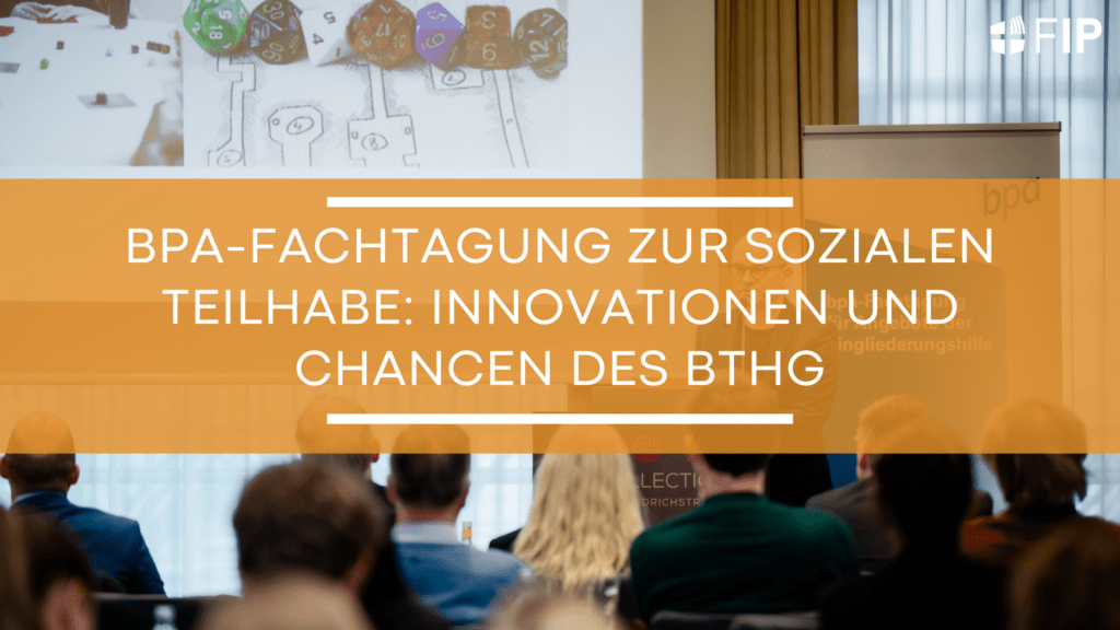 Überschrift: bpa-Fachtagung zur sozialen Teilhabe: Innovationen und Chancen des BTHG