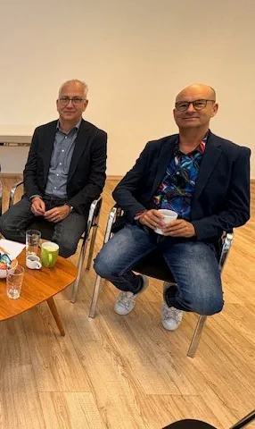 Tarek Al-Wazir und Olaf Kretschmer